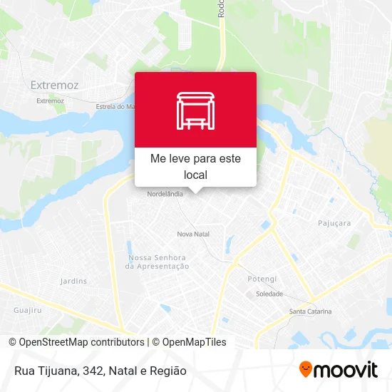 Rua Tijuana, 342 mapa