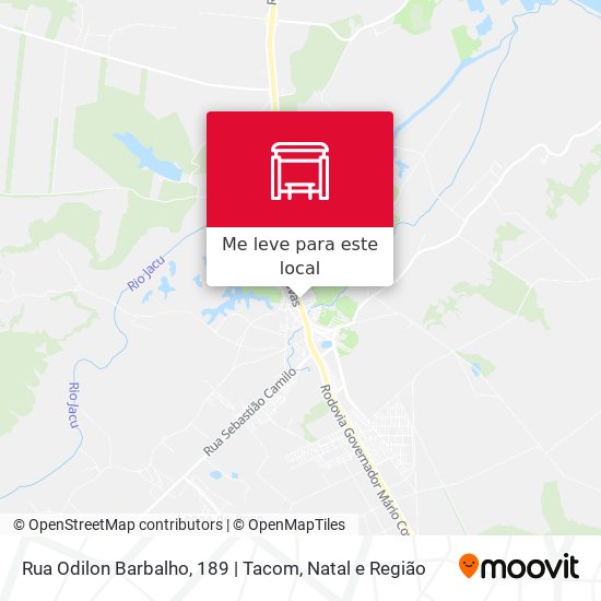 Rua Odilon Barbalho, 189 | Tacom mapa