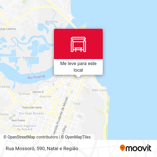 Rua Mossoró, 590 mapa