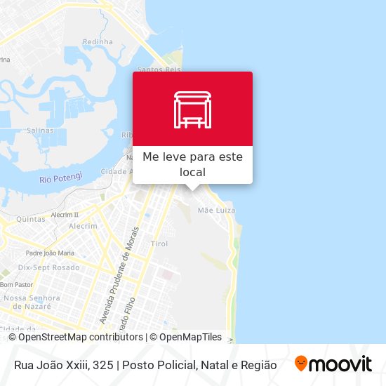 Rua João Xxiii, 325 | Posto Policial mapa