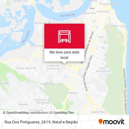 Rua Dos Potiguares, 2619 mapa