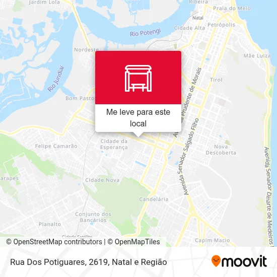 Rua Dos Potiguares, 2619 mapa