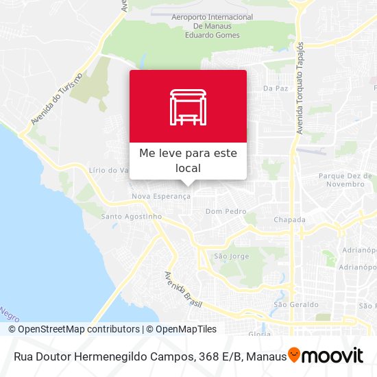 Rua Doutor Hermenegildo Campos, 368 E / B mapa