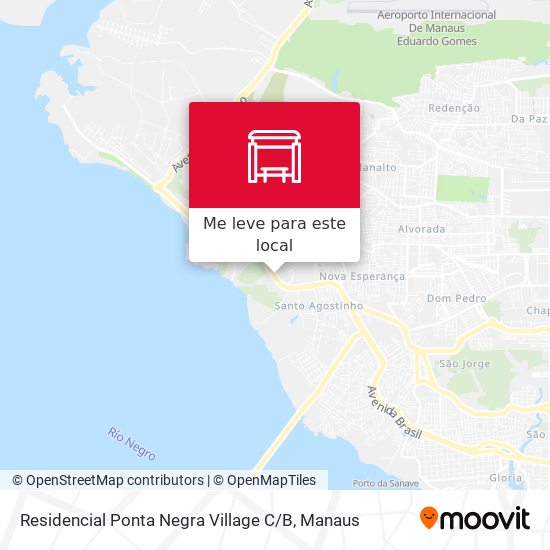Residencial Ponta Negra Village C / B mapa