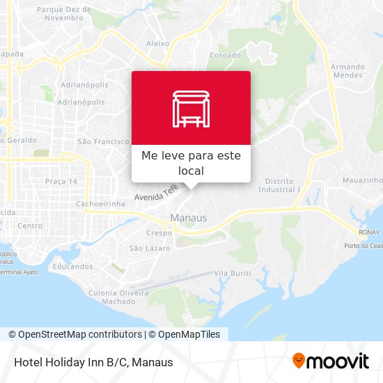 Hotel Holiday Inn B/C mapa