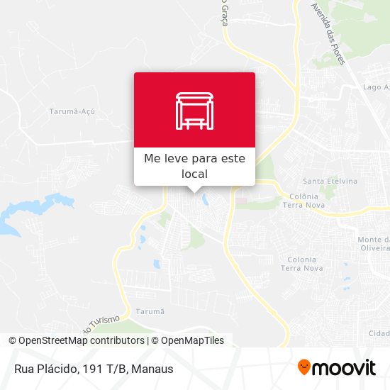 Rua Plácido, 191 T/B mapa