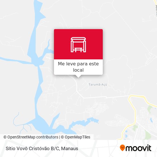 Sítio Vovô Cristóvão B/C mapa