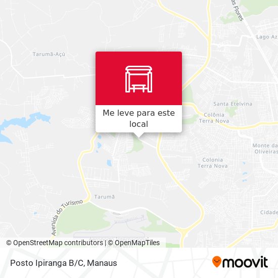 Posto Ipiranga B/C mapa