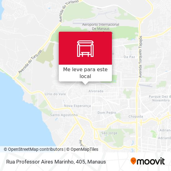 Rua Professor Aires Marinho, 405 mapa
