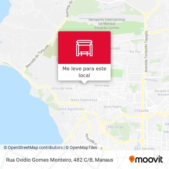 Rua Ovídio Gomes Monteiro, 482 C / B mapa