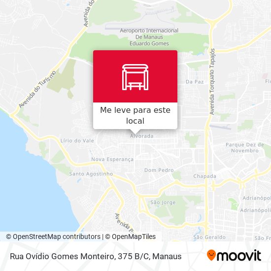 Rua Ovídio Gomes Monteiro, 375 B / C mapa
