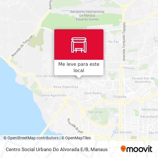 Centro Social Urbano Do Alvorada E / B mapa
