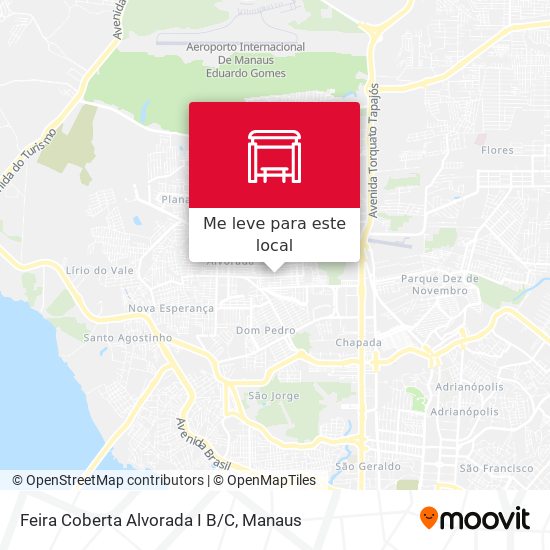Feira Coberta Alvorada I B/C mapa