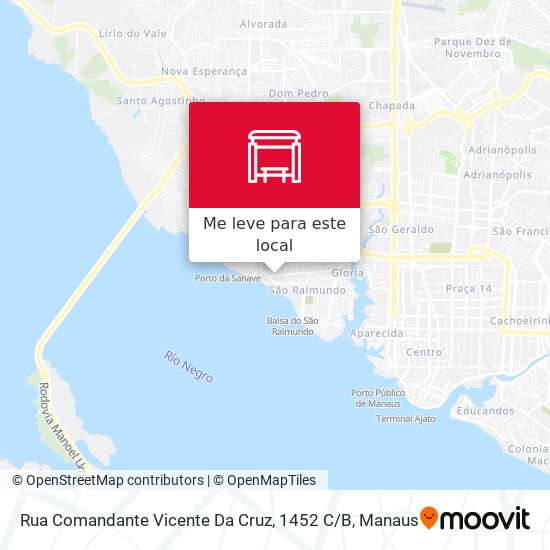 Rua Comandante Vicente Da Cruz, 1452 C / B mapa