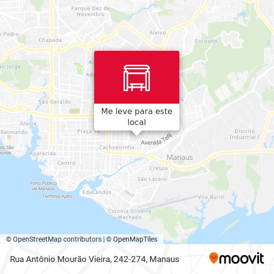 Rua Antônio Mourão Vieira, 242-274 mapa