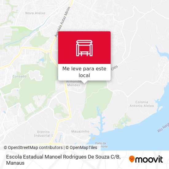 Escola Estadual Manoel Rodrigues De Souza C / B mapa