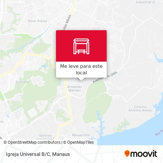 Igreja Universal B/C mapa