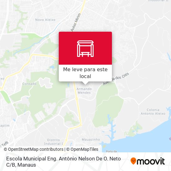 Escola Municipal Eng. Antônio Nelson De O. Neto C / B mapa