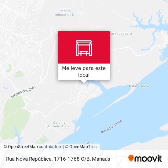 Rua Nova República, 1716-1768 C / B mapa