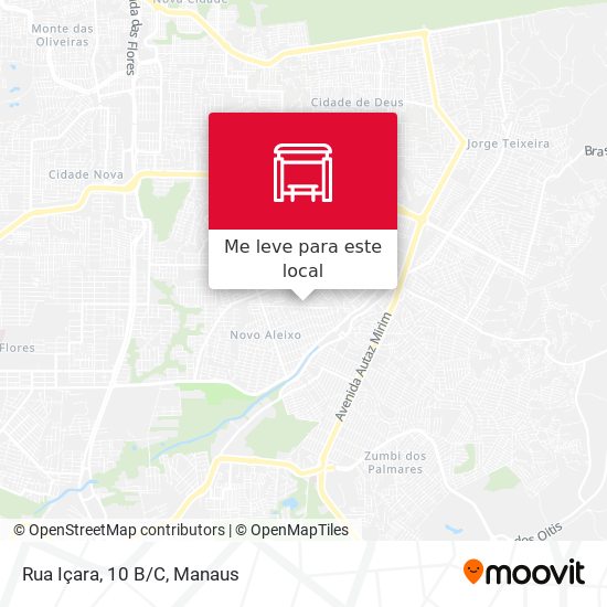 Rua Içara, 10 B/C mapa