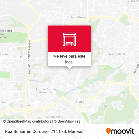Rua Benjamin Cordeiro, 214 C/B mapa