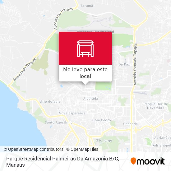 Parque Residencial Palmeiras Da Amazônia B / C mapa