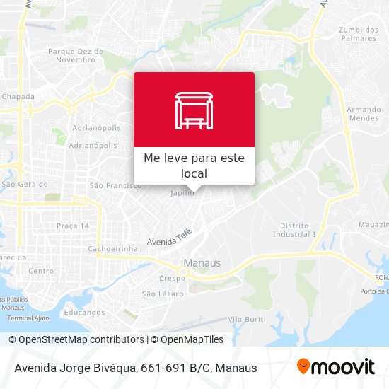 Avenida Jorge Biváqua, 661-691 B / C mapa