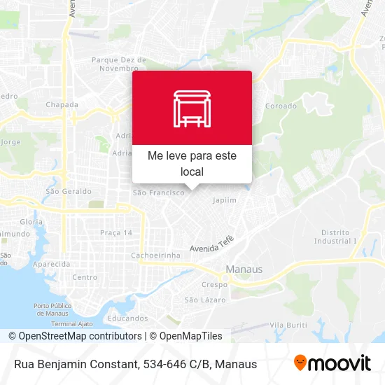 Rua Benjamin Constant, 534-646 C / B mapa