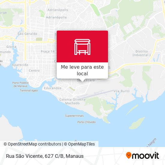 Rua São Vicente, 627 C/B mapa