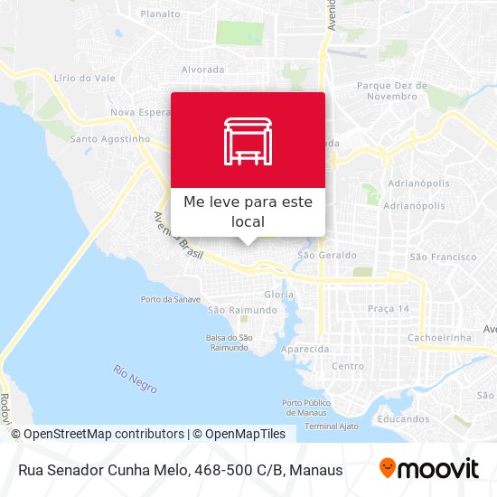 Rua Senador Cunha Melo, 468-500 C / B mapa