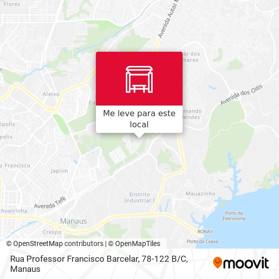 Rua Professor Francisco Barcelar, 78-122 B / C mapa