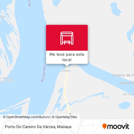 Porto Do Careiro Da Várzea mapa