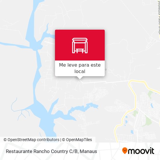 Restaurante Rancho Country C/B mapa