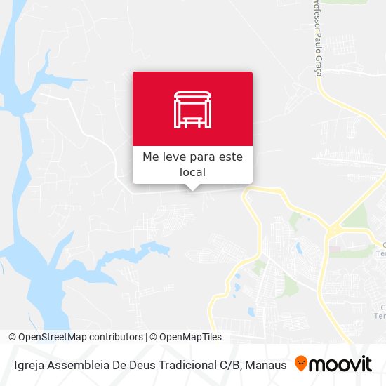 Igreja Assembleia De Deus Tradicional C / B mapa