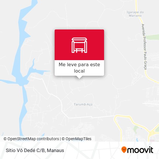 Sítio Vô Dedé C/B mapa