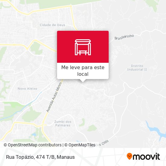 Rua Topázio, 474 T/B mapa