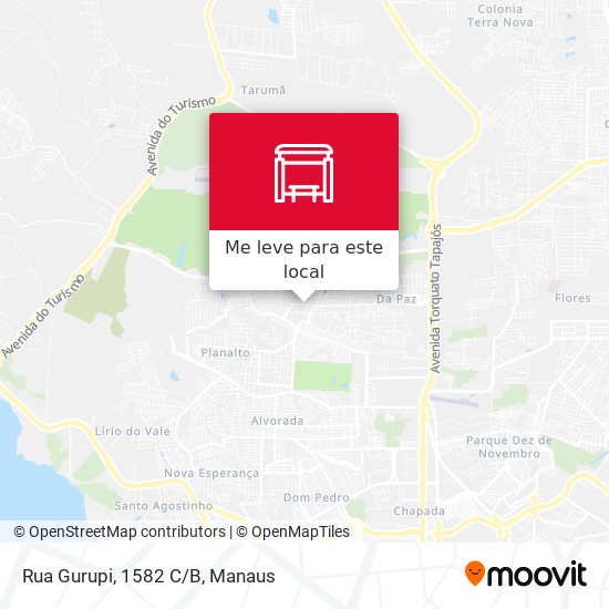 Rua Gurupi, 1582 C/B mapa