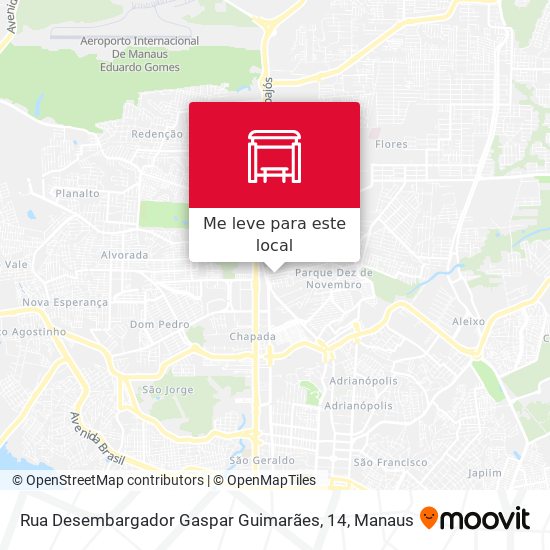 Rua Desembargador Gaspar Guimarães, 14 mapa