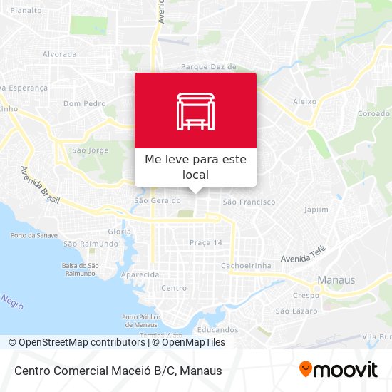 Centro Comercial Maceió B/C mapa