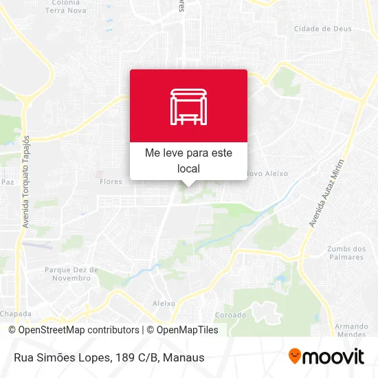 Rua Simões Lopes, 189 C/B mapa