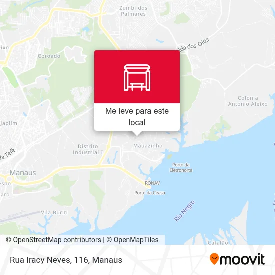 Rua Iracy Neves, 116 mapa