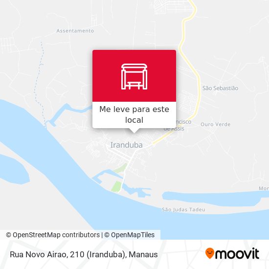 Rua Novo Airao, 210 (Iranduba) mapa