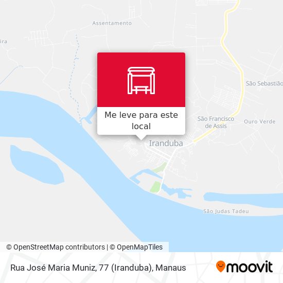 Rua José Maria Muniz, 77 (Iranduba) mapa
