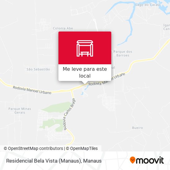 Residencial Bela Vista (Manaus) mapa