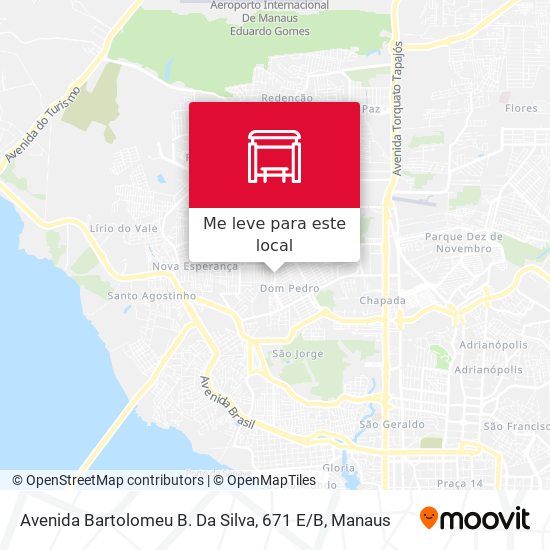 Avenida Bartolomeu B. Da Silva, 671 E / B mapa