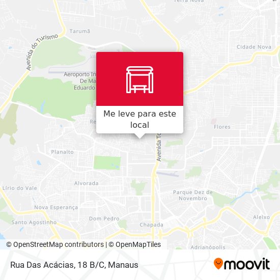 Rua Das Acácias, 18 B/C mapa