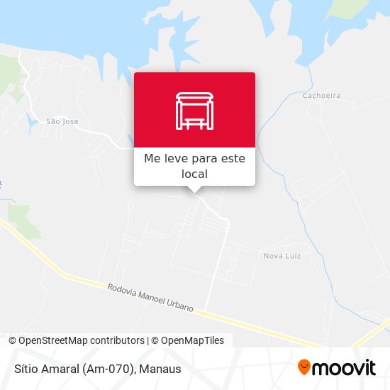 Sítio Amaral (Am-070) mapa