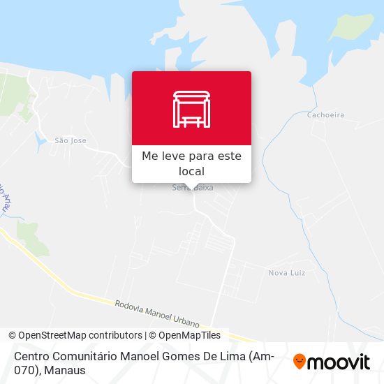 Centro Comunitário Manoel Gomes De Lima (Am-070) mapa