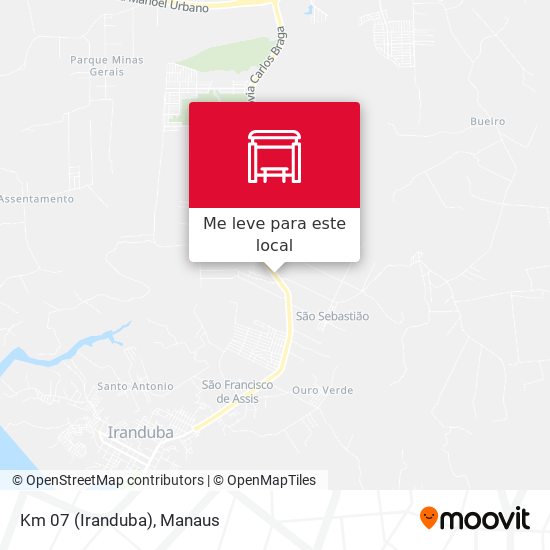 Km 07 (Iranduba) mapa