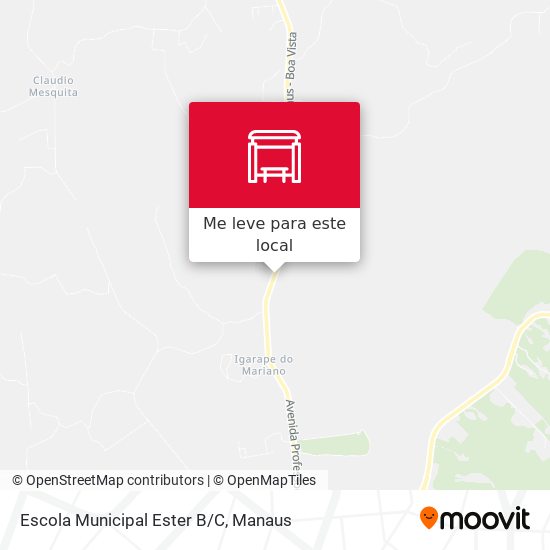 Escola Municipal Ester B/C mapa